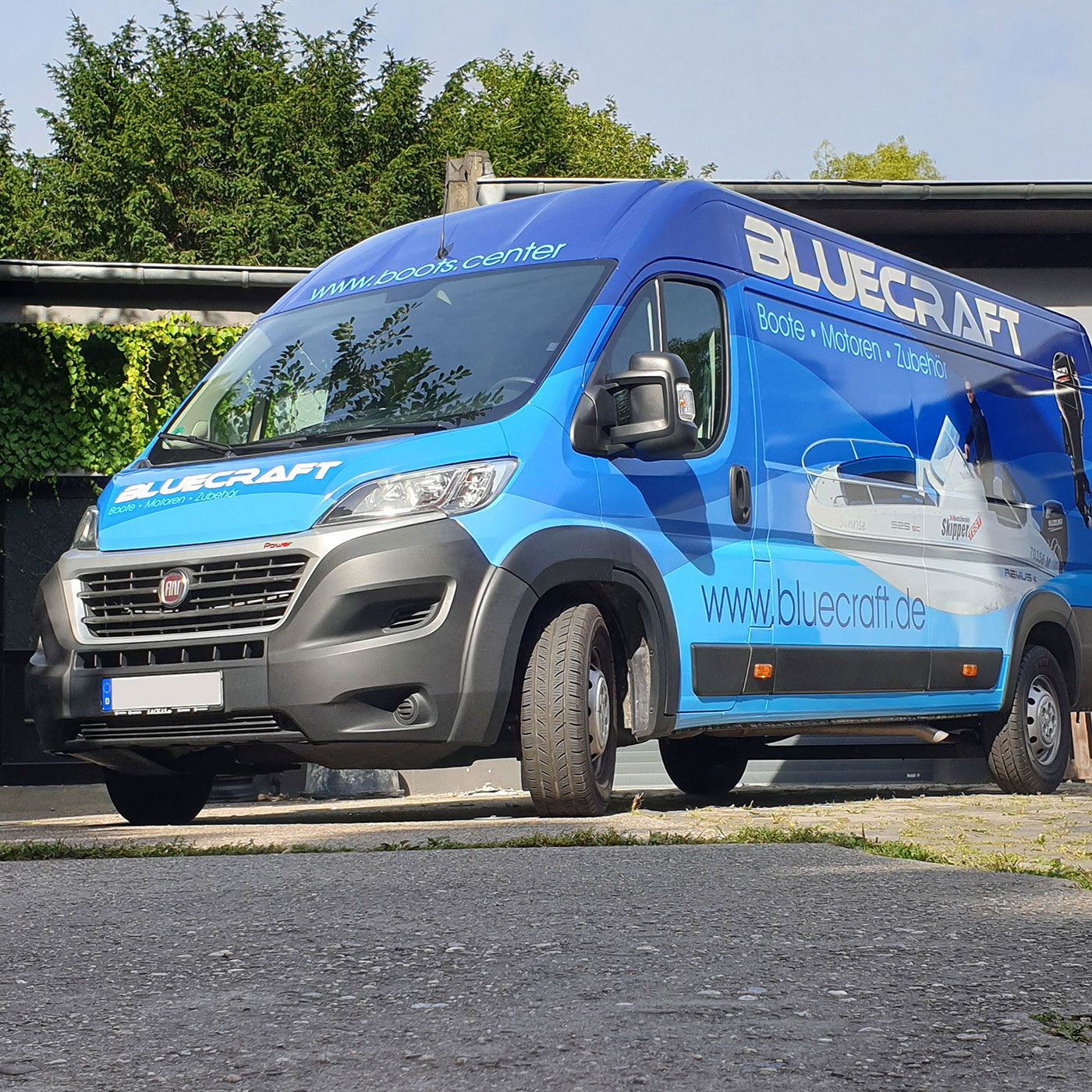 Fiat Ducato Blue Craft Wrapdesign