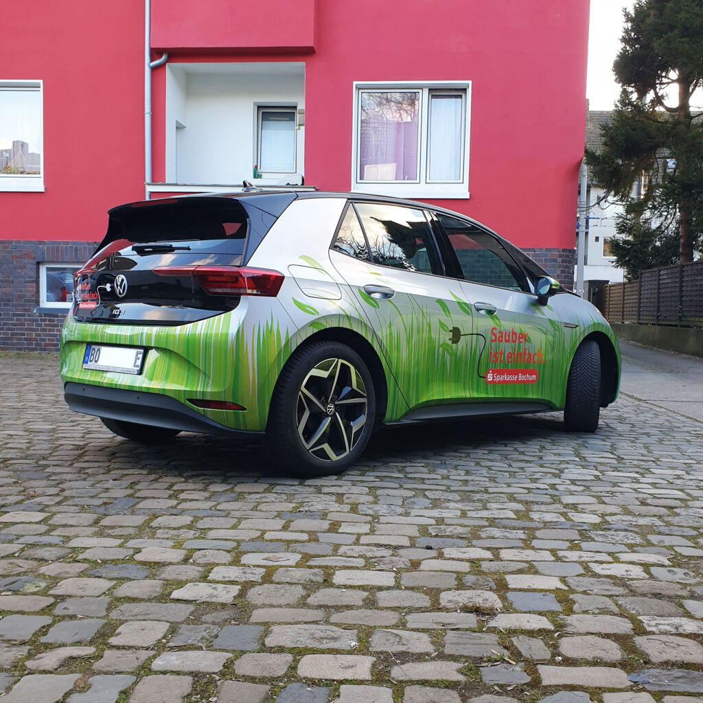 ID 3 VW Sparkasse Elektrofahrzeug