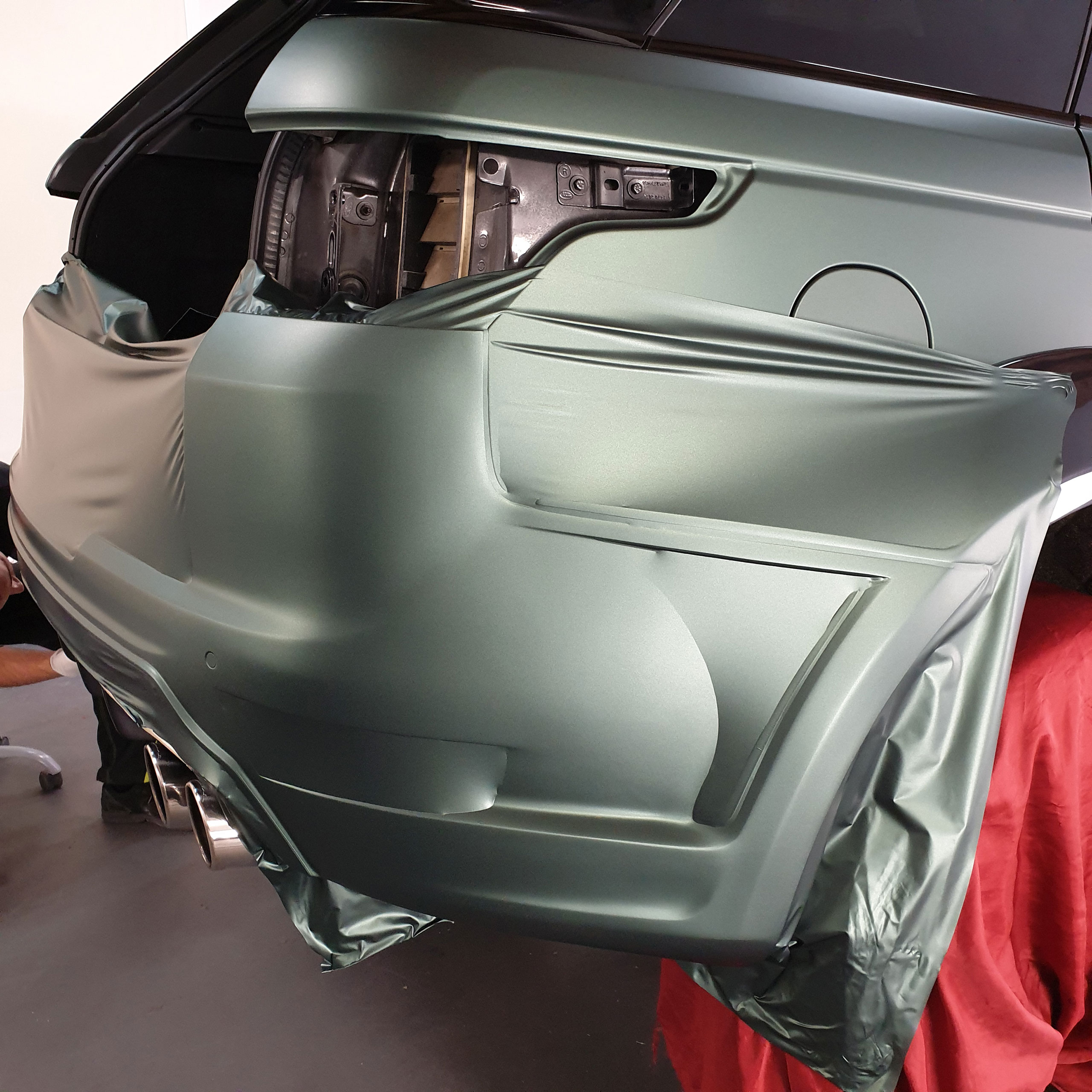 Range Rover Heck Diffusor Pine Green Lumma