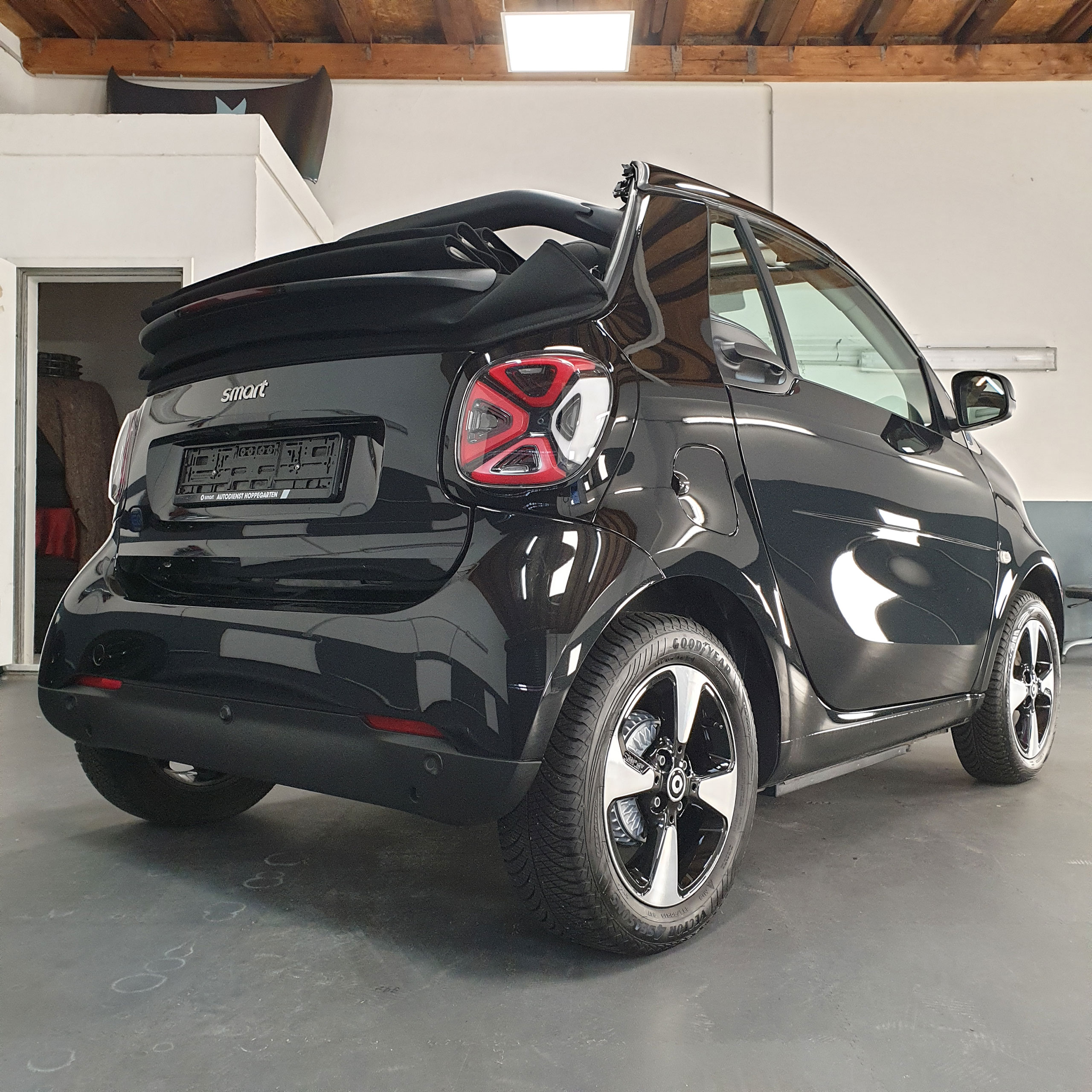 Smart Cabrio Black vorher